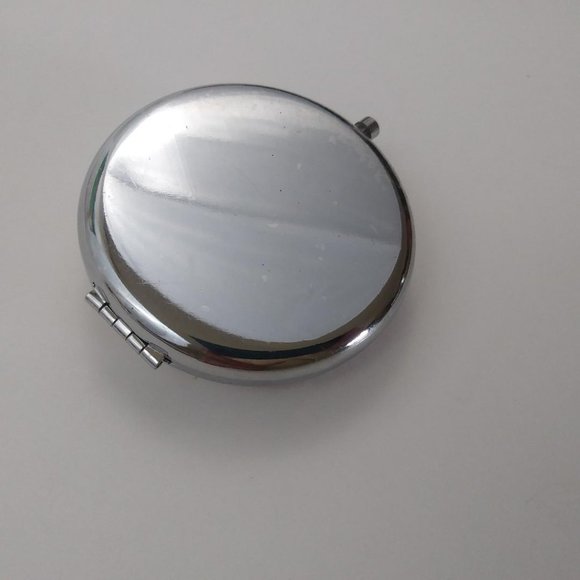 Enameled Crystal Rose Folding Pocket Mirror 2sides - Picture 11 of 15